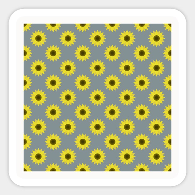 Sunflowers Neck Gator Gray Sunflower Sticker by DANPUBLIC